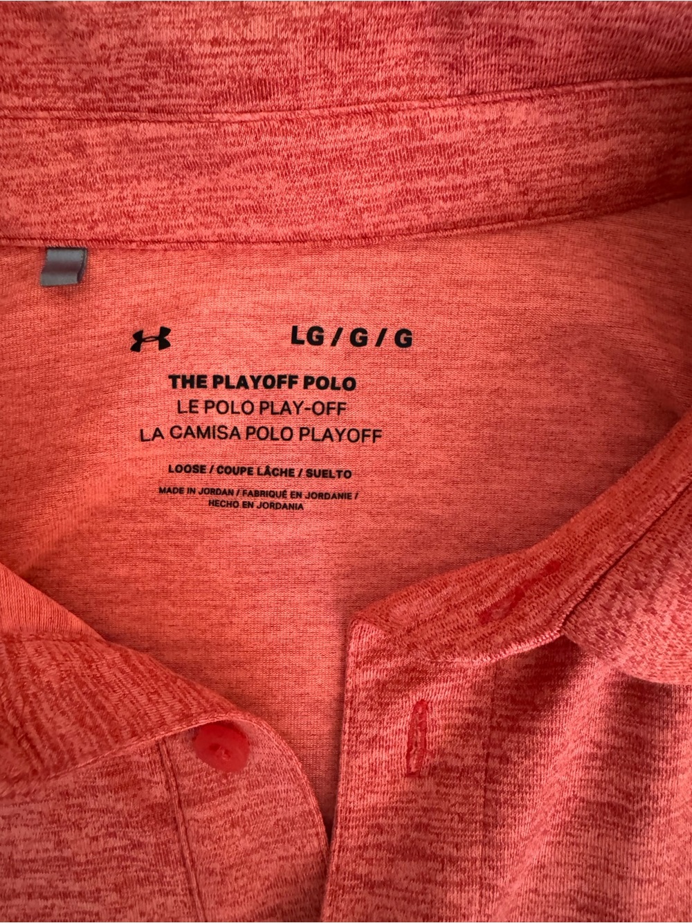 Under Armour Men’s Polo Pack - Blue, Red and Orange Shades - Picture 3 of 4
